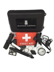 Survival Kit with case and first aid kit
