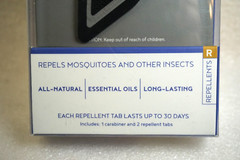 Skeeter Hawk Wearable Mosquito Carabiner Clip Repellant All Natural Xtra Tabs
