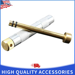 Silver Fire Starter Piston Compression Tube Aluminum Brass Survival Gear