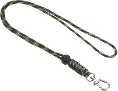 Paracord Lanyard with Clasp, Necklace Keychain Cord Hook Strap for Keys Whistle