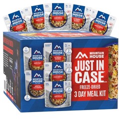 Mountain House 3-Day Emergency Food Supply | Freeze Dried Survival Kit, Blue
