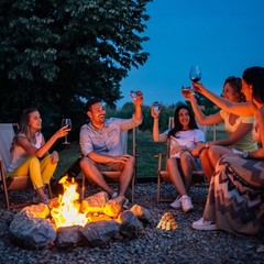 100 Fire Starters for Campfires, BBQ, Fire Pit, Pizza Oven – Waterproof Quick Li
