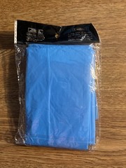 Emergency Hooded Rain Poncho Blue Poncho 61″ x 65″- One Size Fits Most