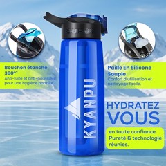 Reusable Water Bottle with Water Filter, Non Drinkable, 650ml | Ak…