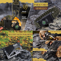 Gifts for Men Dad Husband Him Fathers Day, Survival Kit, Emergency Survival Gear
