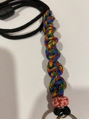 Handmade Paracord Neck Lanyard W Safety Breakaway Autism Awareness FREE SHIPPING