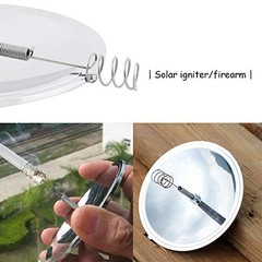 2PCS Solar Fire Starter Lighter Harness The Power of The Sun to Light Outdoor