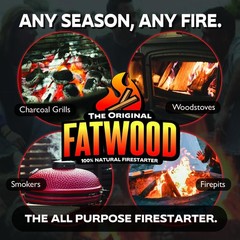 Betterwood 10 Pound Fatwood Natural Pine Firestarter 1 Pack For Campfire Bbq Or