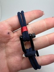 Nautical Double Bracelets Strand Shackle Clasp Survival Bracelet Outdoor Camping