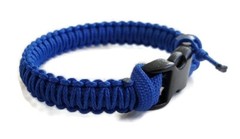 Paracord Bracelet 550 Elec. Blue/Elec. Blue Micro Cord U.S. Seller – Handmade