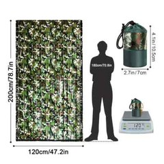 Bivvy Camouflage Emergency Sleeping Bag Thermal Survival Camping Hiking Outdoor