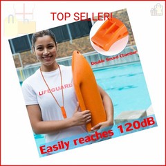 Hipat Emergency Whistle, Super Loud Floating Whistle with Lanyard, Ideal for Boa