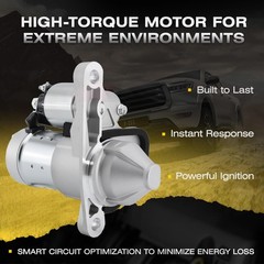 Enturbo 17982 Starter Motor Compatible 2007-2019 Nissan Sentra 1.6L 1.8L 2.0L