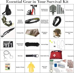 All-in-One 75-Piece Survival Gear Kit: Essential Tools for Outdoor Adventures