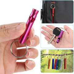 Sibba 100 Pcs Emergency Whistle Survival Loud with Keychain Rescue Signaling Ext