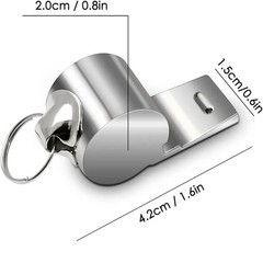 5 PCS Coach Signal Referee Loud Whistle Survival Safety Sports Basketball