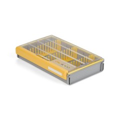 Edge 3700 Spinner Bait Box 3700 Bait, Clear/Yellow