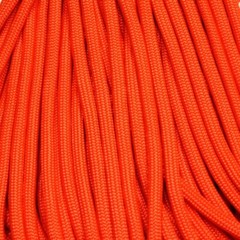 550 Paracord Neon Orange 100 ft US made (USA SELLER same day shipping)