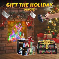 HGD (6 Pack) Magic Campfire Fire Color Changing Packets for Fire Pit, Indoor/Out