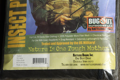 Rattlers Brand Insect Protection Jacket Bug Out Bite Barrier XL X-Large Olive