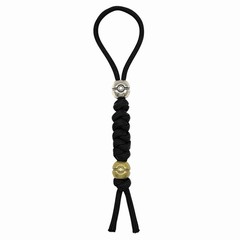 Dual Vintage Copper Ball Style Beads 550 Paracord EDC Knife Lanyard Fob