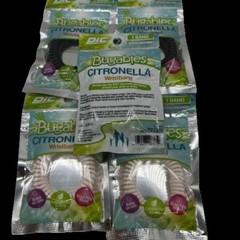 5x Bugables Mosquito Repellent Wrist or Ankle Band Reusable Deet Free Citronella