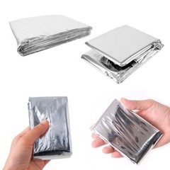 2 x 210cm*130 cm Emergency Survival Rescue Reflective Blanket