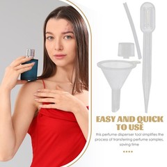 4 Sets Durable Reusable Perfume Dispenser Tools Transparent for Sample Bottles
