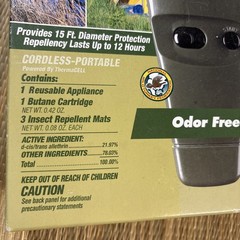 ThermaCELL Mosquito/Black Flies Repellent + Bonus 6 Pack of refills
