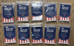 100 Emergency Mylar Thermal Blankets Space Hiking Survival Disaster First Aid