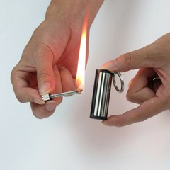 2Pcs Permanent Match Keychain Emergency Lighter Survival Tools Waterproof –