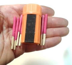 Waterproof Matches – 10 Box of 40 – 400 Matches + Magnesium Striker + Storm +