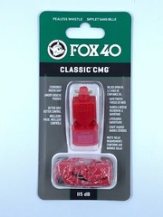 RED Fox 40 Classic CMG Whistle Official Coach Safety Alert Rescue FREE LANYARD