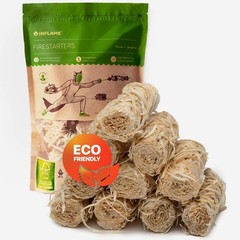 24 Waterproof Natural Wood Fire Starters – Perfect for Campfires & Grills