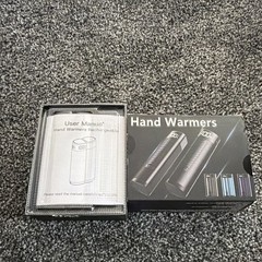 Rechargeable Electric Hand Warmers 2-Pack Black w/ USB Cable & User Manual