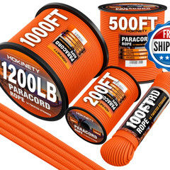 Hokinety 1200 Paracord Rope – 4.4Mm 14 Strand Nylon Parachute Spool Para Cord