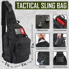 Survival Kit, 268 Pcs Emergency Gear and Equipment Supplies Black