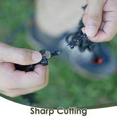 2x Paracord Bracelet Waterproof Outdoor Adjustable Survival emergency Knife Kit