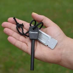 Flint Striker Firestarter Tool for Camping, Hiking, Emergency Survival, and
