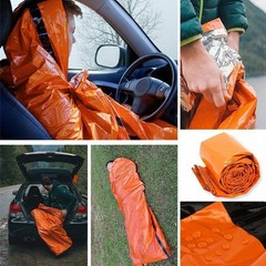 2X Outdoor Survival Sleeping Bag Emergency Thermal Keep Warm Waterproof Camping