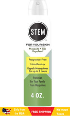STEM Mosquito and Tick Repellent Bug Spray, Fragrance-Free Picaridin , 4 oz