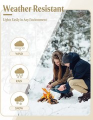 AWEASROY Fire Plugs Fire Starters – Windproof Fire Starter for Campfires Long Br