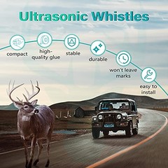 Upgraded Deer Whistles for Car, Save Deer Whistle for Vehicles 4 Pack-Style 2