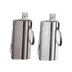 2 Pack Permanent Match Infinity Lighter, Multitool Keychain Bottle Style1