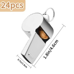 Bsofing 24 Pack Whistle, Referee Whistle, Whistle for Teachers, Coaches Whist…