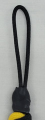 Paracord ~ Black/Yellow ~ Zipper Pull/Knife Lanyard/Key Fob/Tool Keeper ~ 8