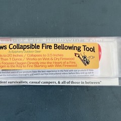 Epiphany Outdoor Gear V3-Pocket Bellows V3-01B Collapsible Fire Bellowing Tool