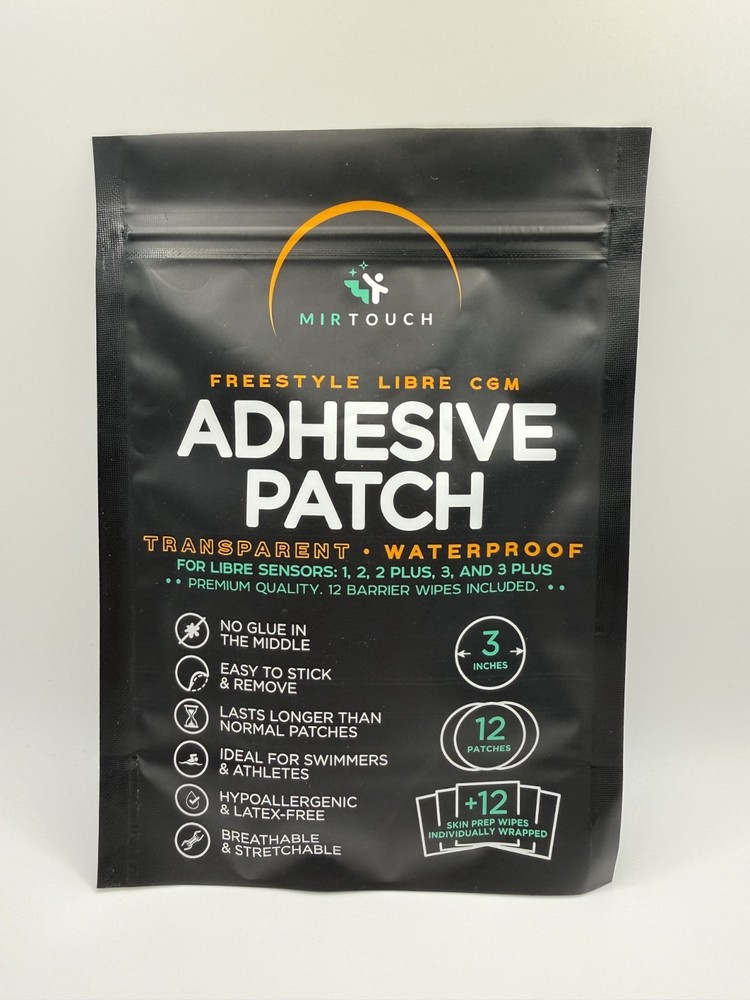 Mir Touch Adhesive Patch Transparent Waterproof 12 Patches – Brand New Sealed