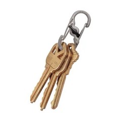 NITE IZE KeyRack Locker Stainless Keychain Locking S-Biner Clips (KLK-11-R3)
