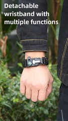 Parachute Woven Bracelet Compass Survival Hand Rope Outdoor Camping Emergency